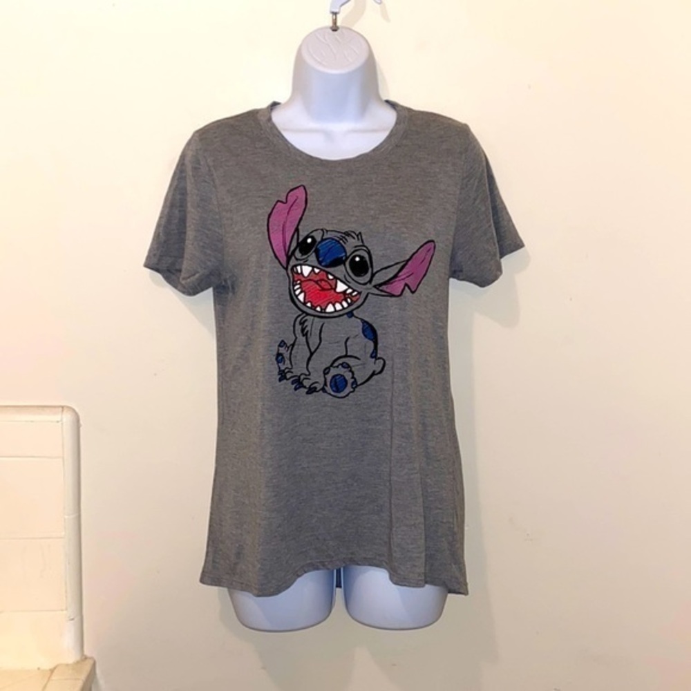 Junior’s Disney Lilo & Stitch “Stitch Smiling“ Graphic Tee